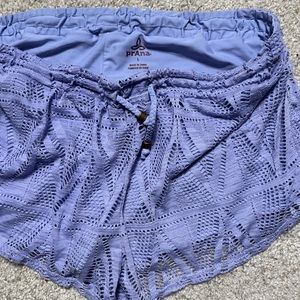 Prana lace lavender swim shorts size large